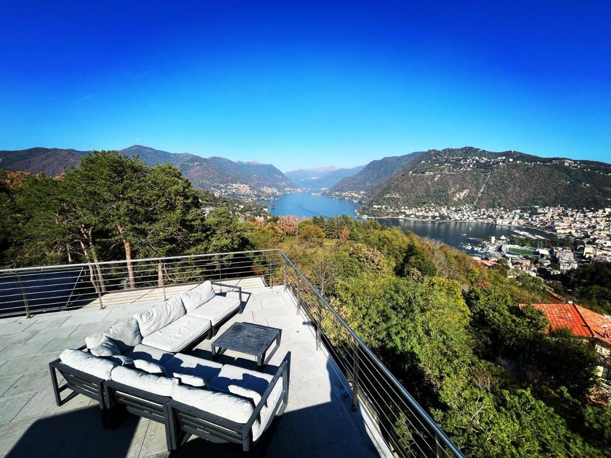 Penthouse - Villa Cardano Como Ngoại thất bức ảnh
