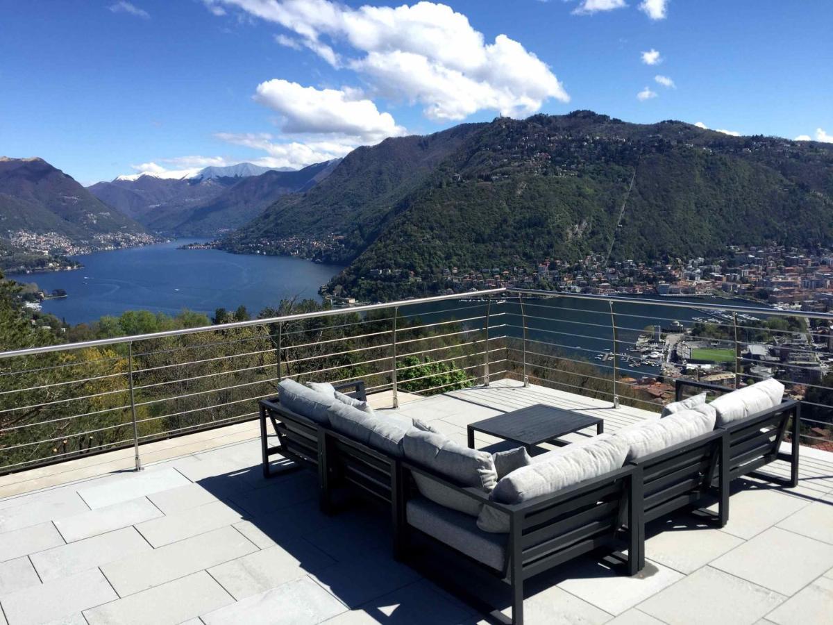 Penthouse - Villa Cardano Como Ngoại thất bức ảnh