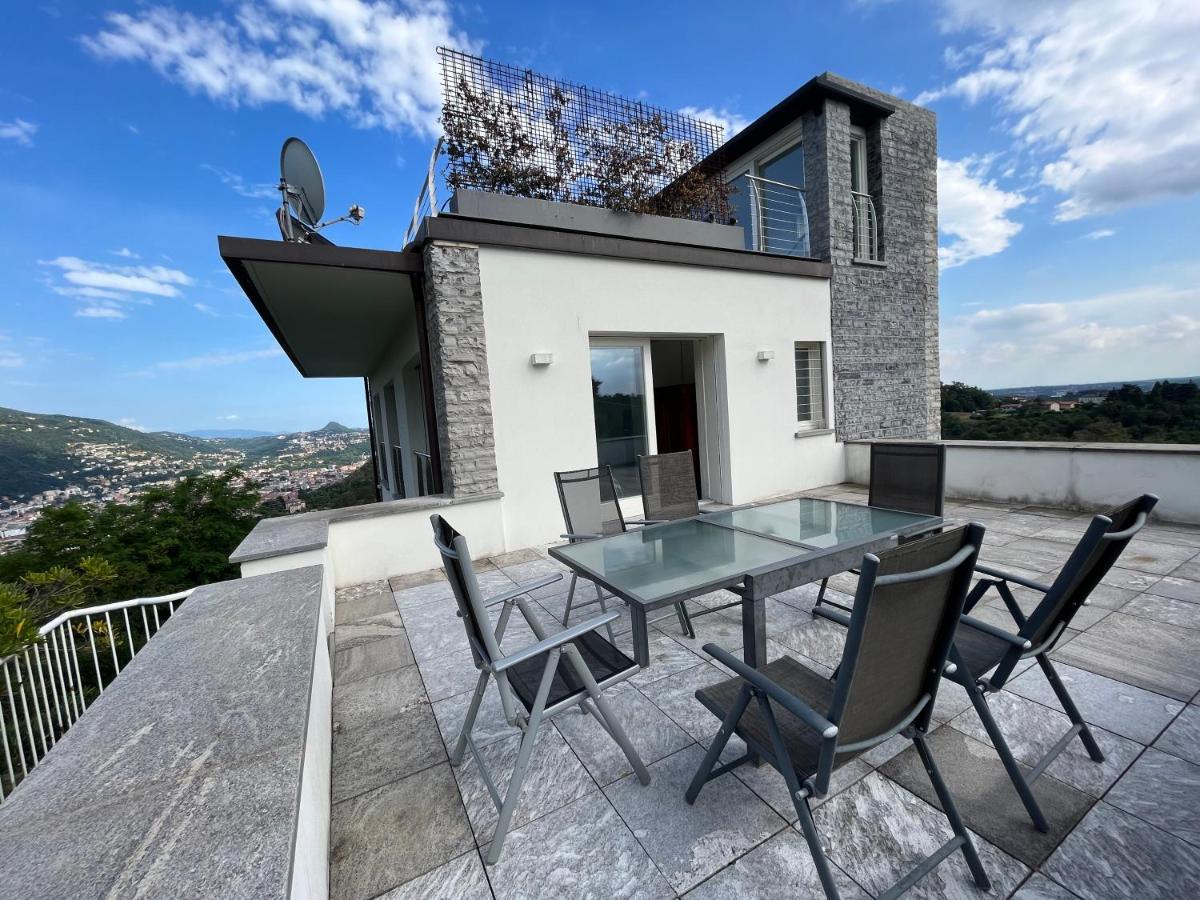 Penthouse - Villa Cardano Como Ngoại thất bức ảnh